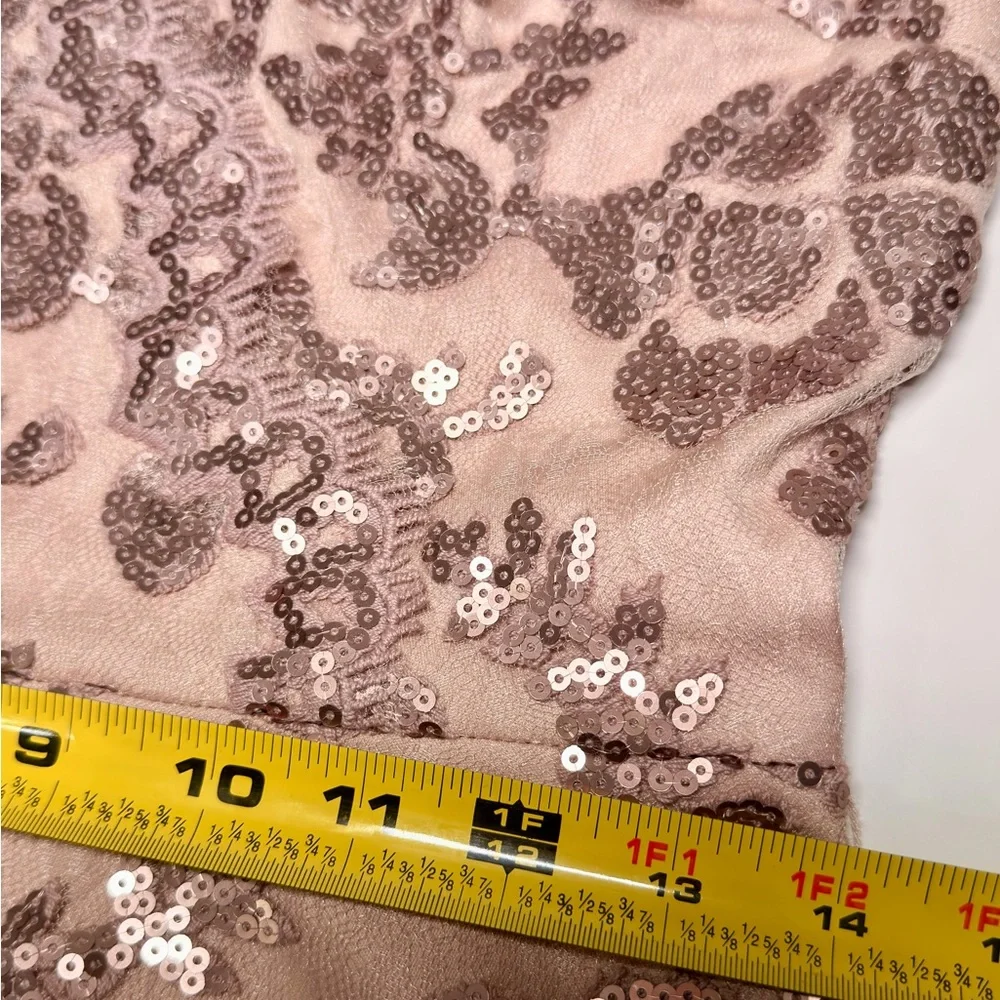 NWT Tadashi Shoji ALT1736M Lace Sequin Dress – Size 4
